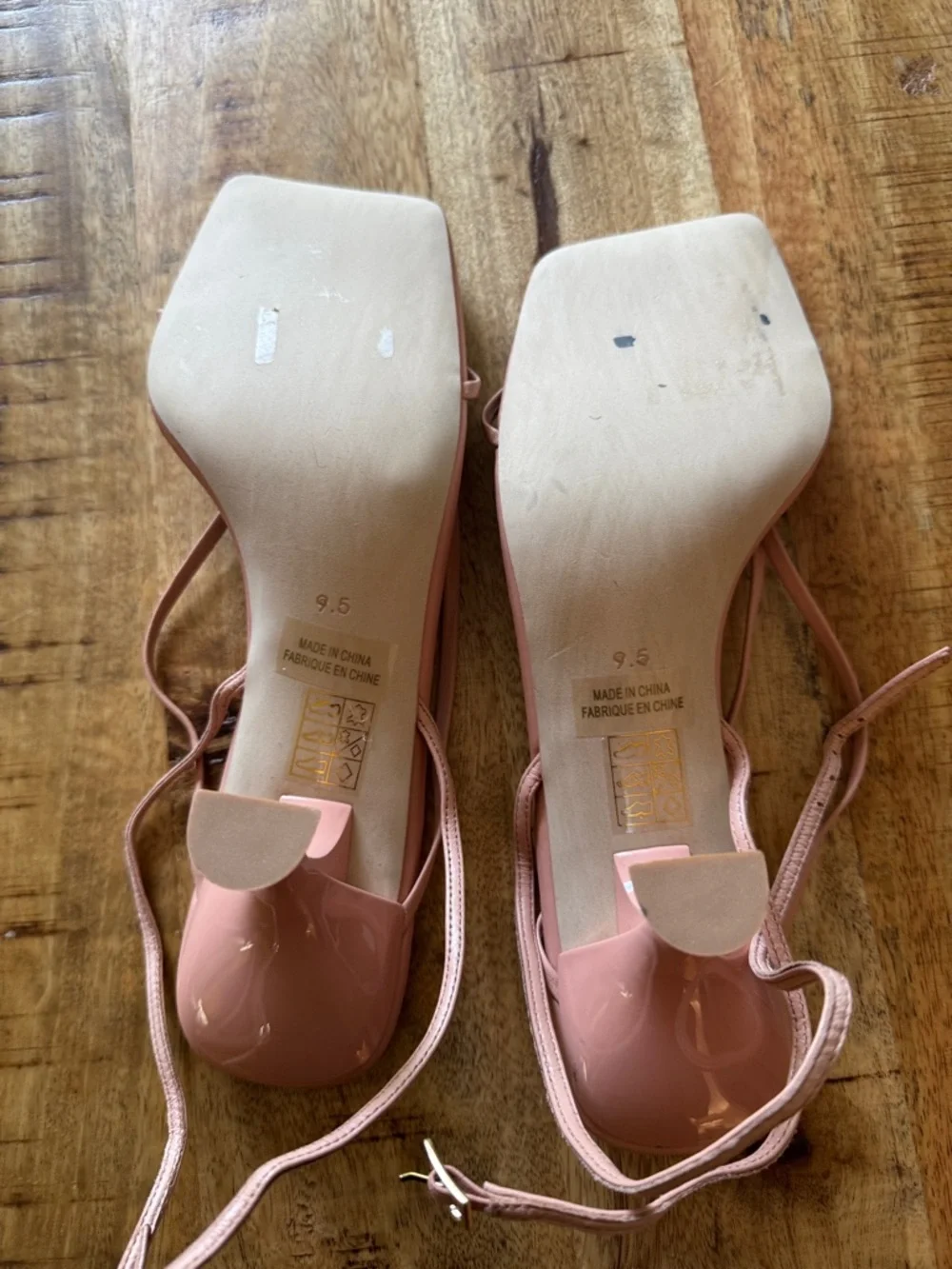 Jeffrey Campbell FLUXX Strappy Ankle-Tie thong Sandal in Nude Pink kitten heels